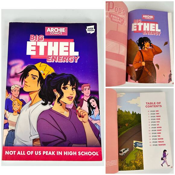 Lot of 3 Archie Comics BIG ETHEL ENERGY Graphic Novel Vol 1  2  3 Ahmed Keenan - Picture 3 of 14